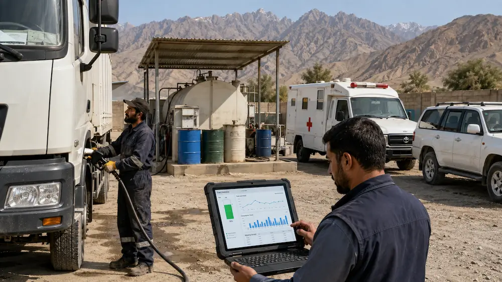 Fuel Monitoring in NGO Fleet Management in Afghanistan
